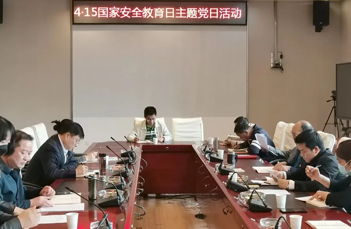 云煤（鸿运国际）集团直属党委纪委财务审计党支部开展“2022年全民国家清静教育日”主题党日运动