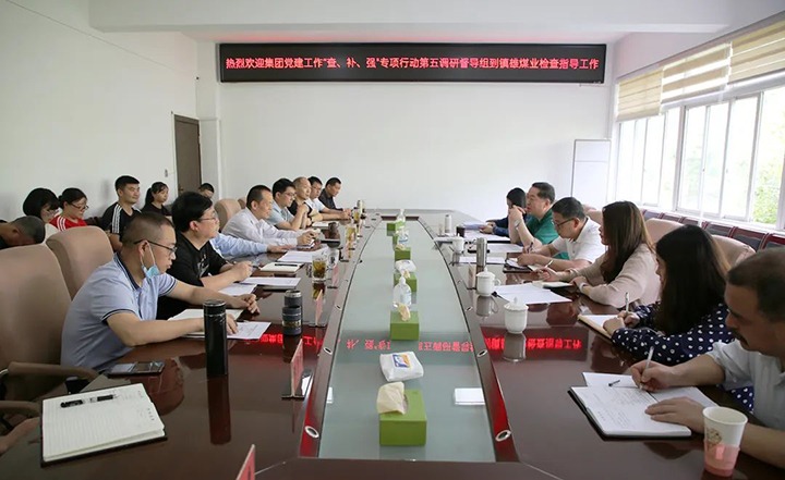 云煤（鸿运国际）集团党建事情“查、补、强”第五调研督导组到镇雄煤业公司调研督导