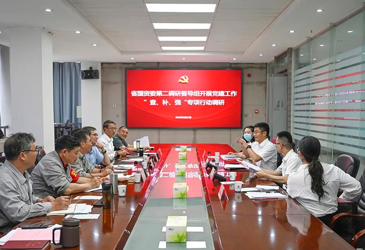 省国资委第二调研督导组到云煤（鸿运国际）集团开展党建事情“查、补、强”专项行动调研