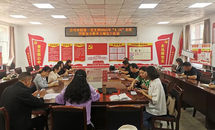 云煤（鸿运国际）集团组织开展“4·15全民国家清静教育日”普法宣传系列运动