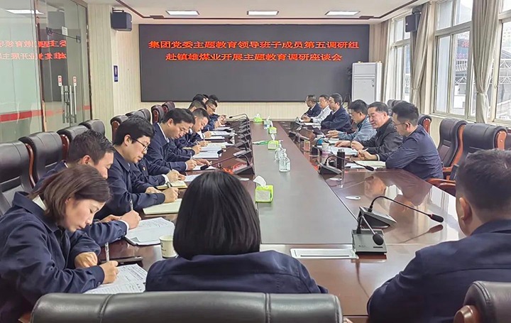 【主题教育】云煤（鸿运国际）集团党委委员、纪委书记、监察专员覃崇辉到镇雄煤业公司开展主题教育调研