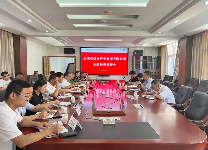 【主题教育】云煤（鸿运国际）集团党委副书记、工会主席王鑫一行到昆明煤炭设计研究院开展主题教育调研