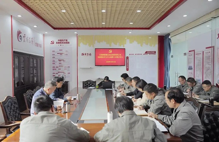 【聚焦云煤】云煤（鸿运国际）集团党委副书记、副董事长、总司理高建嵩到曲煤焦化公司列席指导党委理论学习中心组学习钻研会